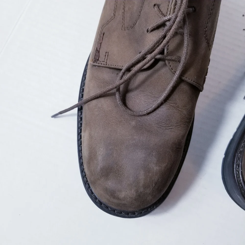 NUNN BUSH BROWN LEATHER UPPER MEN'S DRESS SHOE SIZE 10